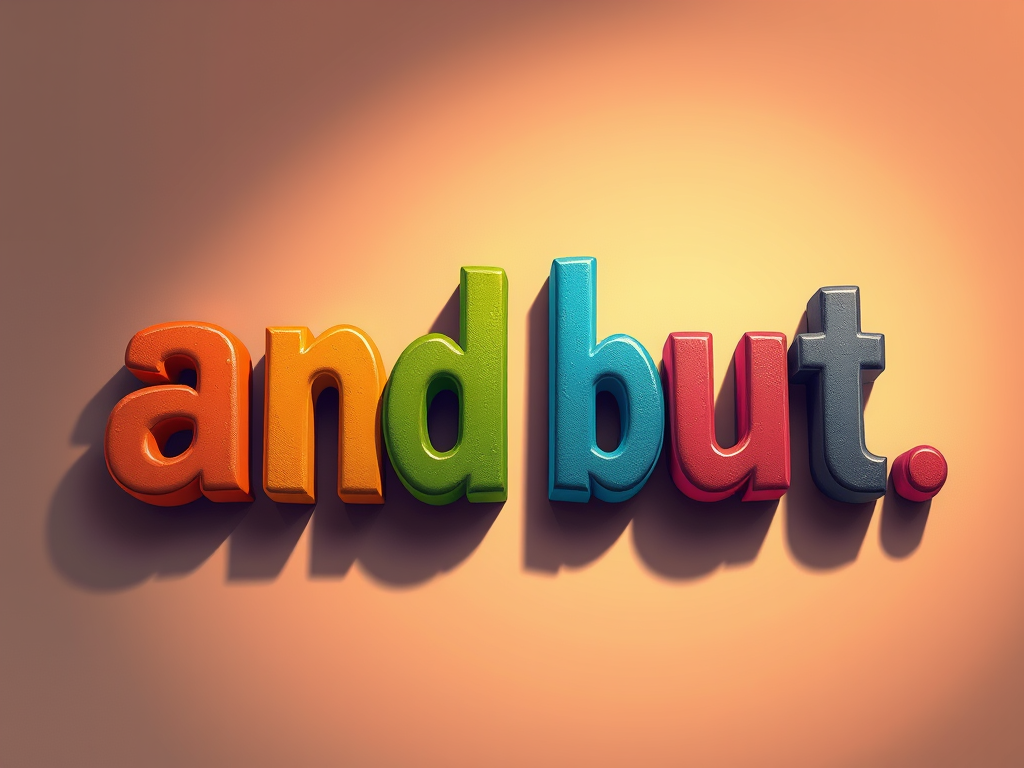 Communicate with intention: And & But